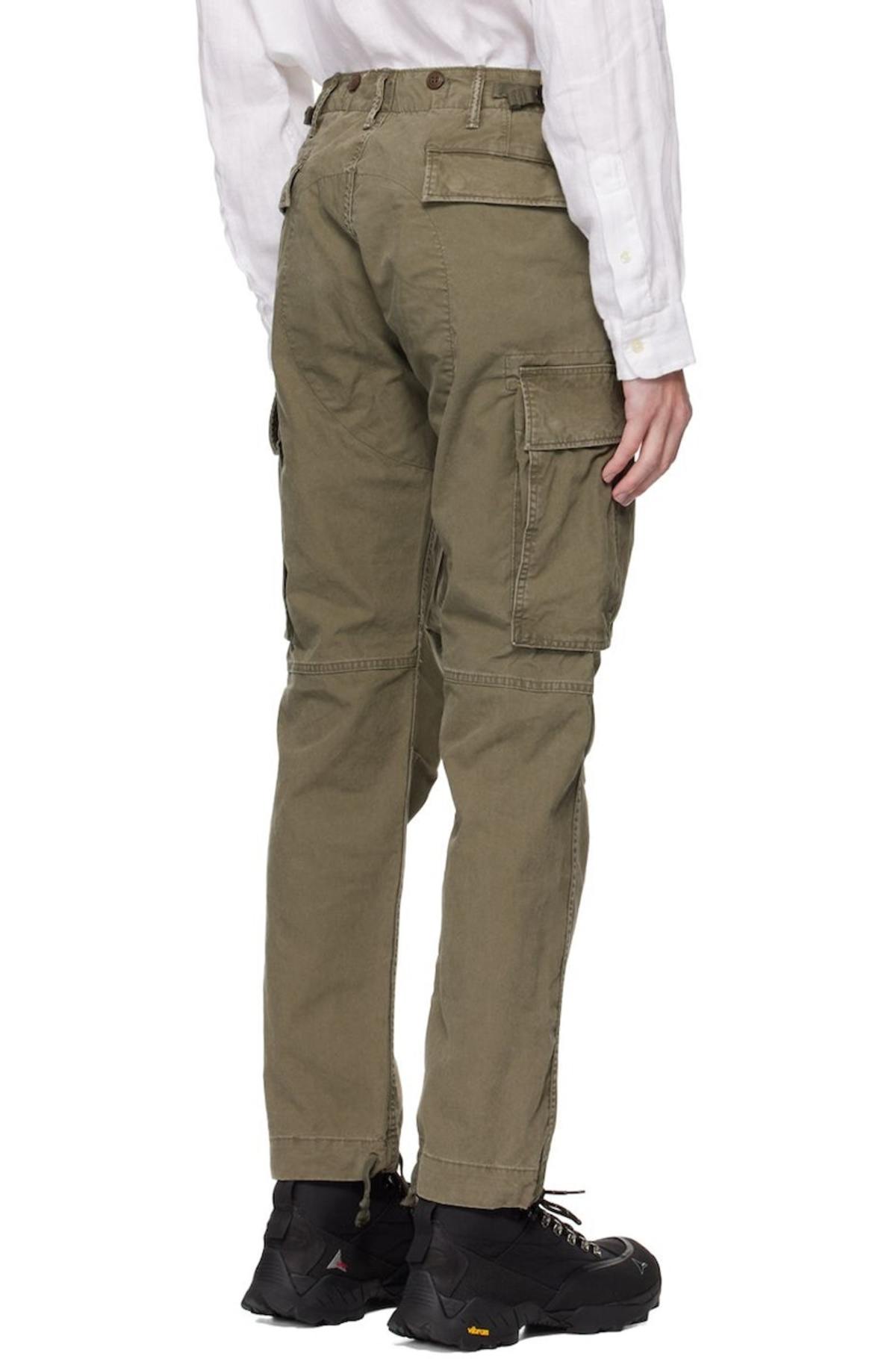 Black Surplus Poplin Cargo Pant by RRL on Sale