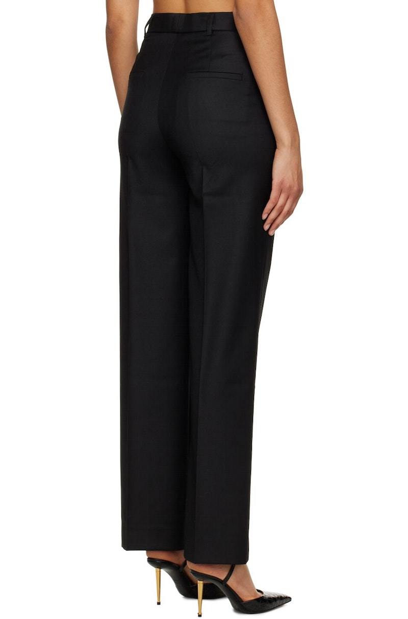 【関税込み】House of Dagmar ブラック Rose トラウザーズ House of Dagmar Rose Trousers - Black | Garmentory