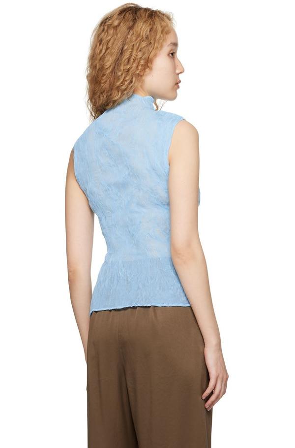 イッセイミヤケタンクトップ Issey Miyake Twist 2 Tank Top - Blue | Garmentory