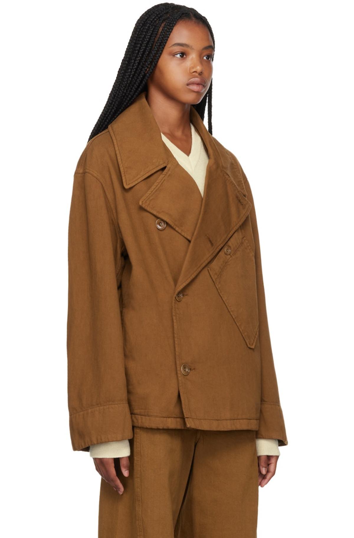 美品 LEMAIRE DISPATCH JACKET CIGAR Lemaire Brown Dispatch Jacket - Cigar | Garmentory
