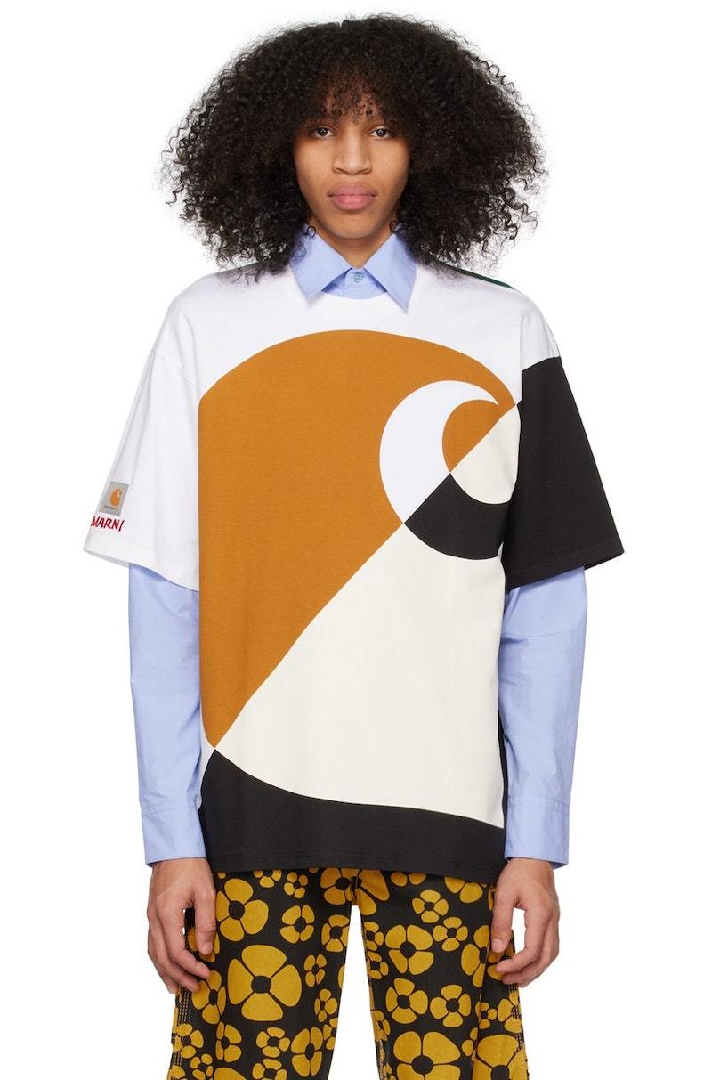 Marni Carhartt WIP Edition T-Shirt - Multicolor | Garmentory