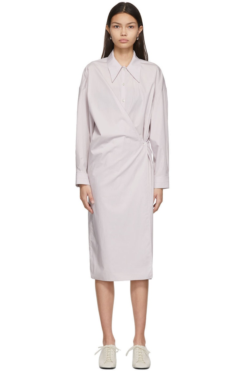 Lemaire Twisted Dress - Purple | Garmentory