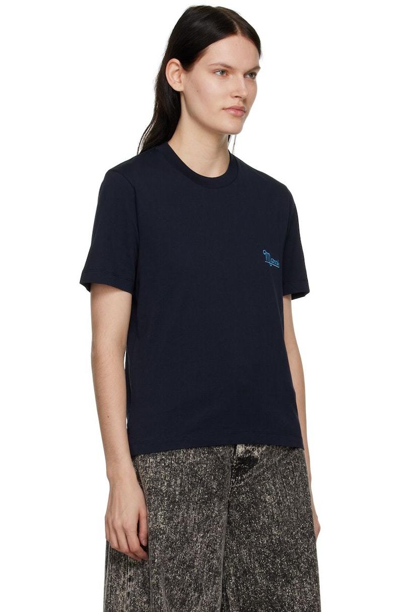 【MARNI】 3 Pack Short Sleeve T-Shirt Multicolor HUMU0223X2U Marni Three-Pack Embroidered T-Shirts - Multicolor | Garmentory