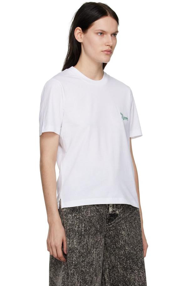【MARNI】 3 Pack Short Sleeve T-Shirt Multicolor HUMU0223X2U Marni Three-Pack Embroidered T-Shirts - Multicolor | Garmentory