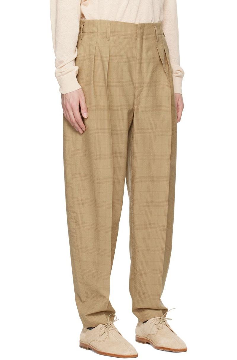 LEMAIRE Pleated Trousers - Brown | Garmentory LEMAIRE Pleated Trousers - Brown | Garmentory