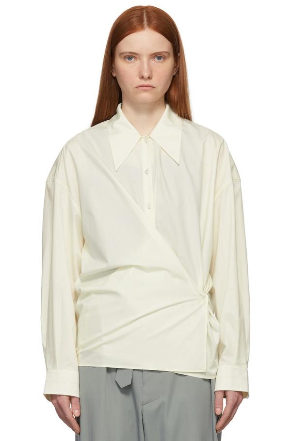 Lemaire Yellow Twisted Shirt - Lemon Glaze | Garmentory