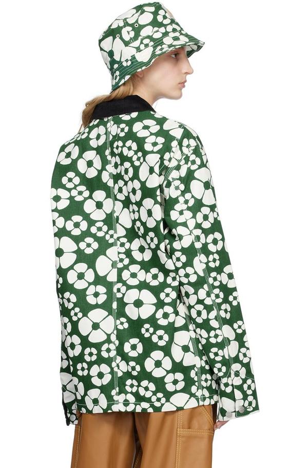 Marni Green Carhartt WIP Edition Floral Jacket - Forest | Garmentory