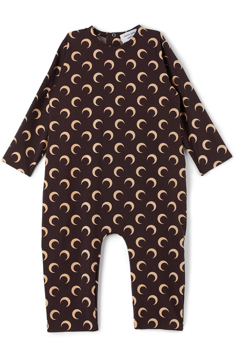 インナー・ルームウェアその他 MARINE SERRE SS24 'All over moon' bodysuit (WTO392 BK99) インナー・ルームウェアその他 MARINE SERRE SS24 'All over
