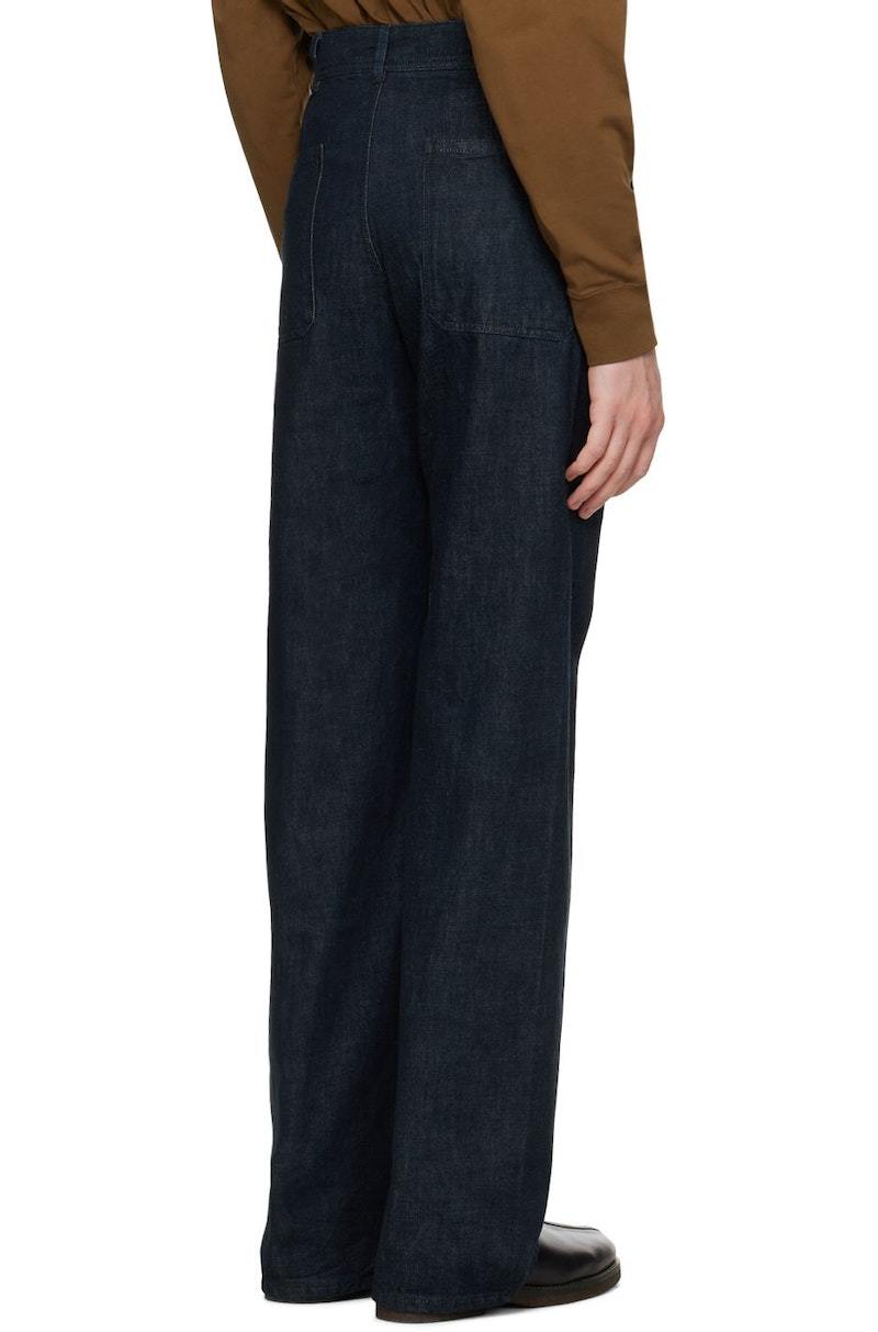 【LEMAIRE】 21aw Denim Salor Pants Lemaire Denim sailor pants - Saltpeter | Garmentory