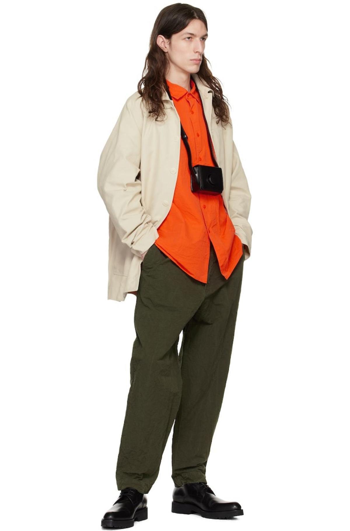 CASEY CASEY Big Raccourcie Shirt - Orange | Garmentory