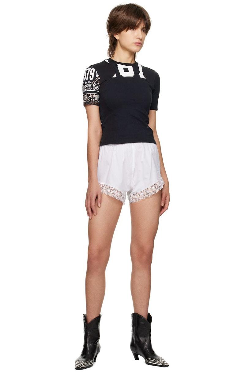 Marine Serre Household Shorts - White | Garmentory