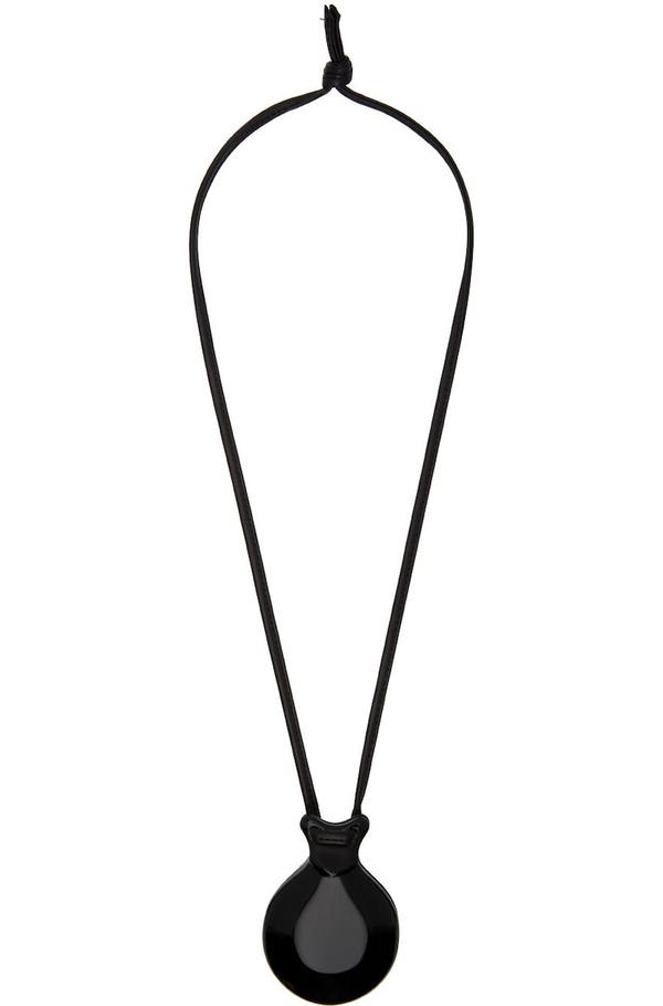 Lemaire Castanet Necklace - Black | Garmentory