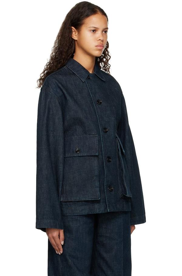 Lemaire Boxy Denim Jacket - Indigo | Garmentory