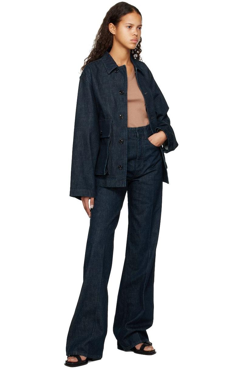 Lemaire Boxy Denim Jacket - Indigo | Garmentory