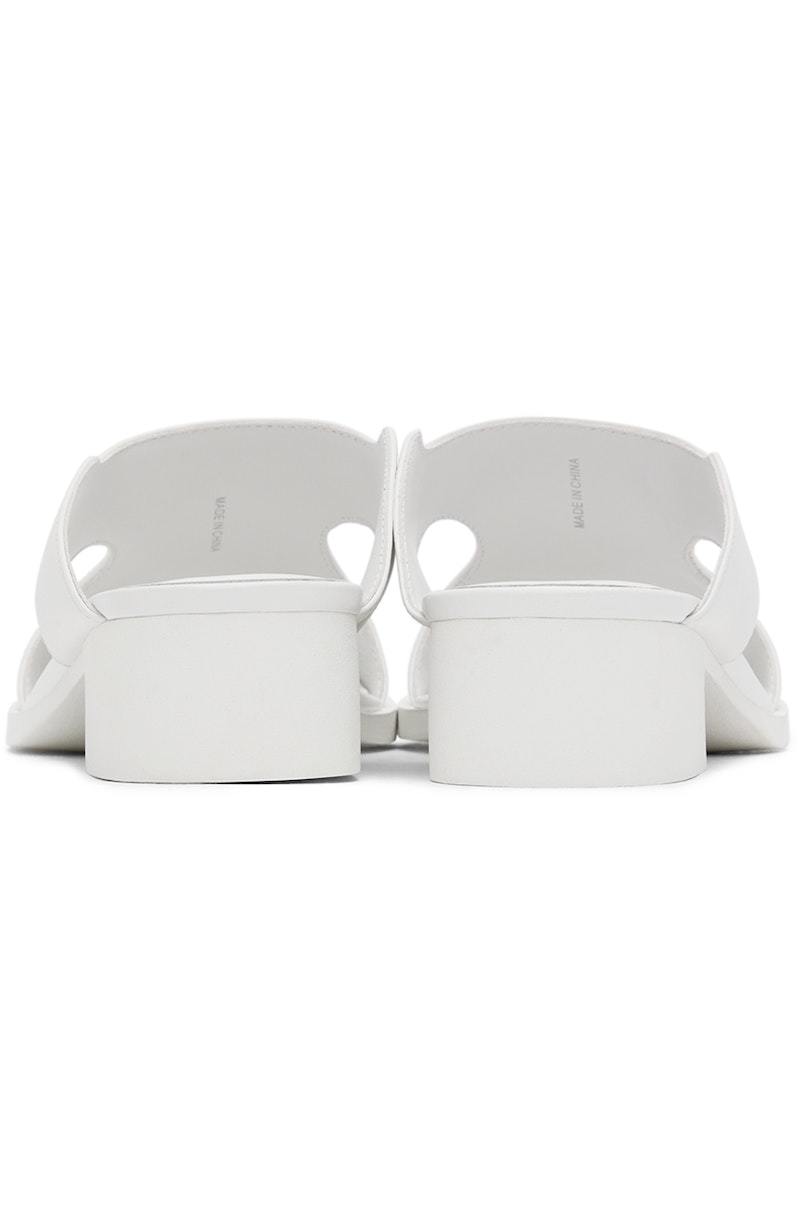 Issey Miyake United Nude Edition Fin Heeled Sandals - White