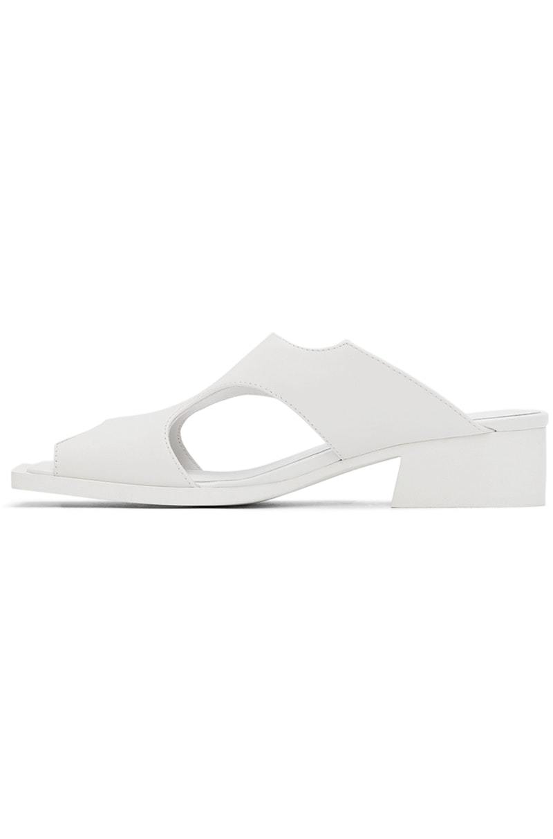 Issey Miyake United Nude Edition Fin Heeled Sandals - White