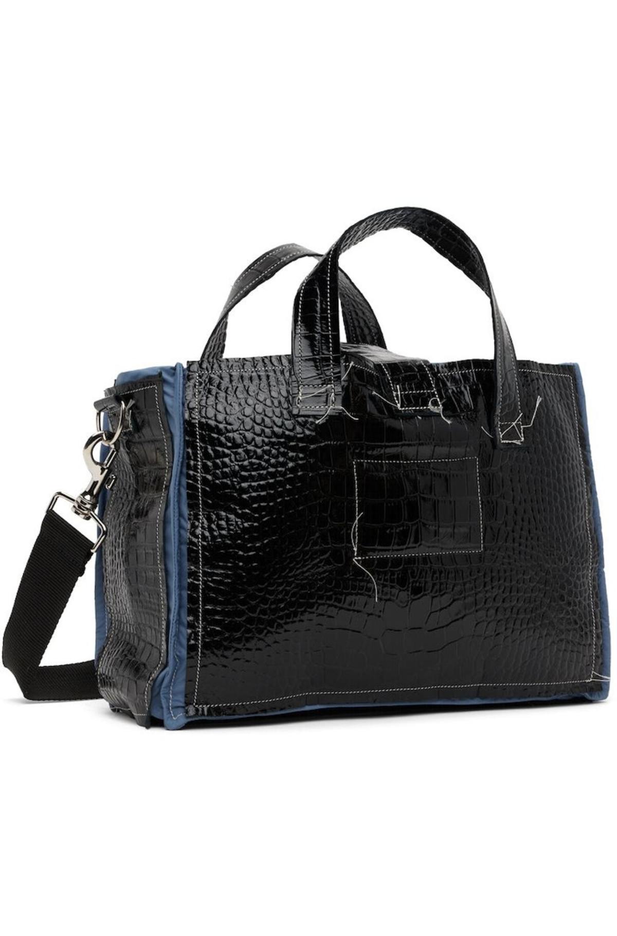 Camiel Fortgens Patch Shopper Tote - Black | Garmentory