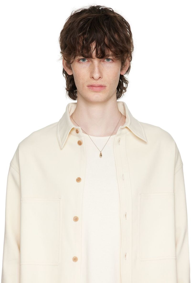 Lemaire Gold & Silver Seed Pendant Necklace - Light Gold | Garmentory