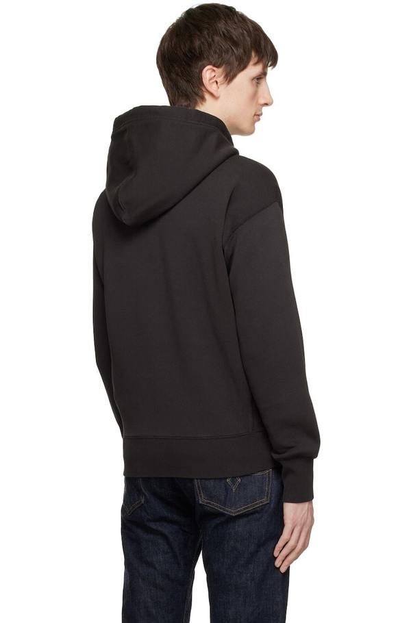 RRL Full-Zip Hoodie - Black | Garmentory