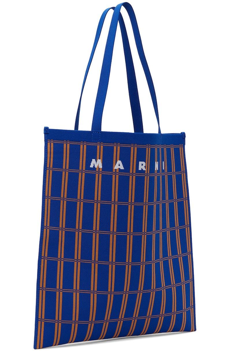 ★MARNI★ Flat Jacquard Knit Tote Bag Multicolor SHMQ0075A0P Marni Jacquard Tote Bag | Yellow | FARFETCH JO