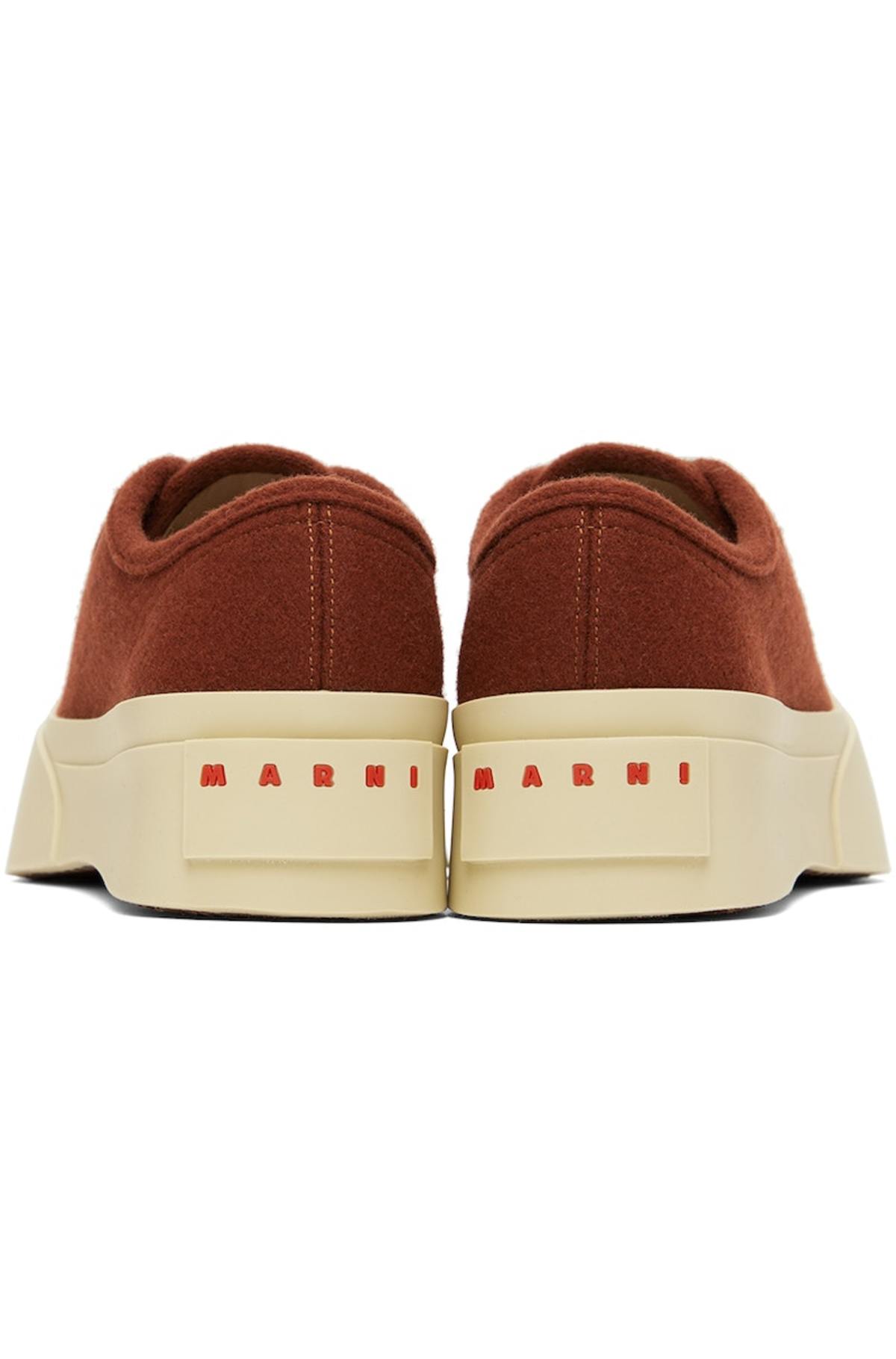 Marni Felt Pablo Sneakers - Brown | Garmentory