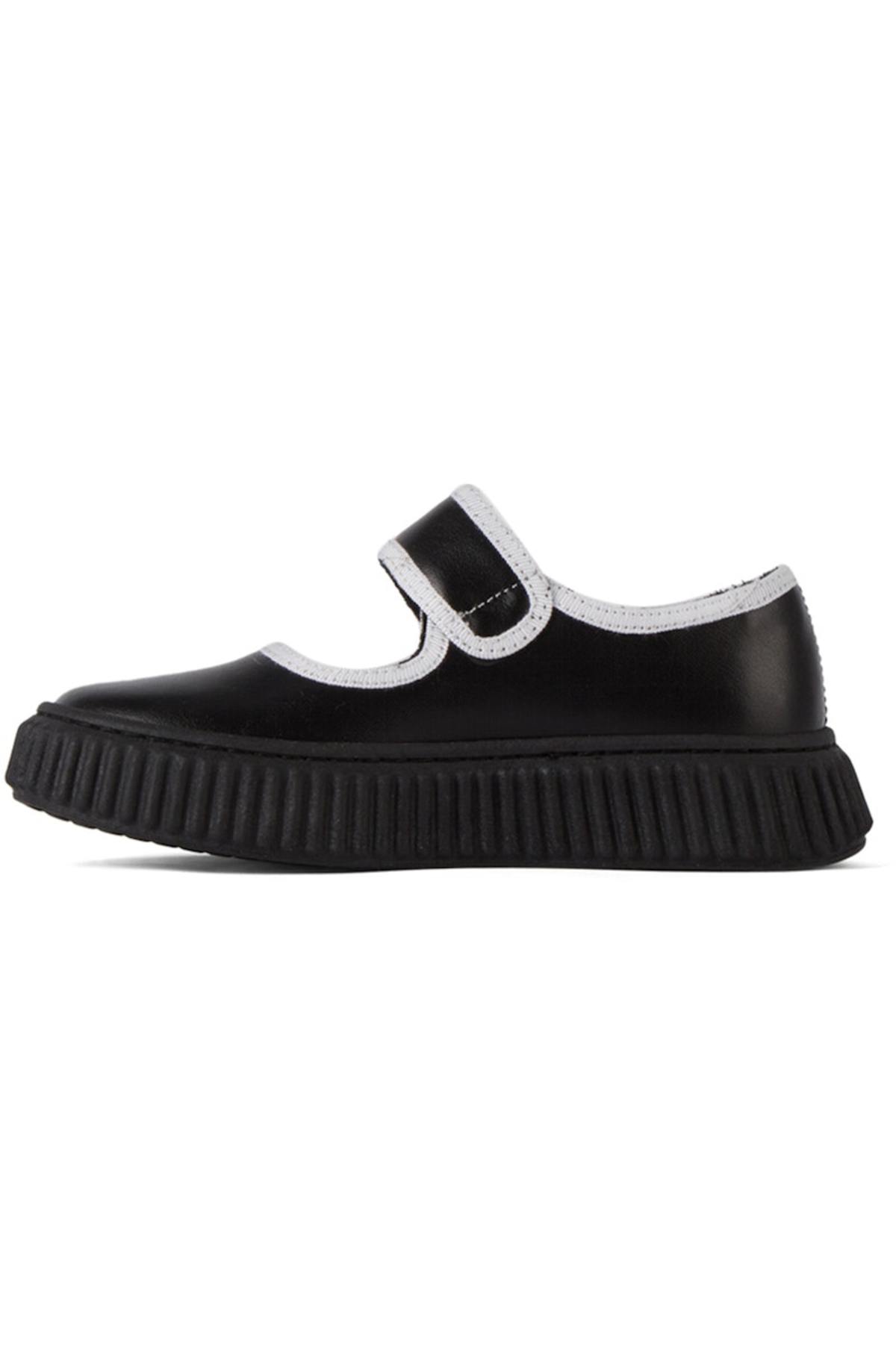 Kids Marni Mary Jane Sneakers - Black | Garmentory