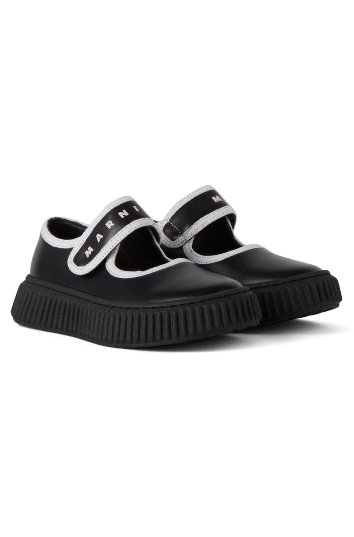 スニーカー Marni Mary Jane Sneaker Black nappa leather Mary Jane sneaker | Marni