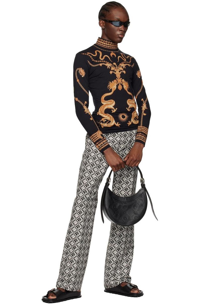 トップス MARINE SERRE SECOND SKIN TURTLENECK MARINE SERRE Second Skin Turtleneck - Multi | Garmentory