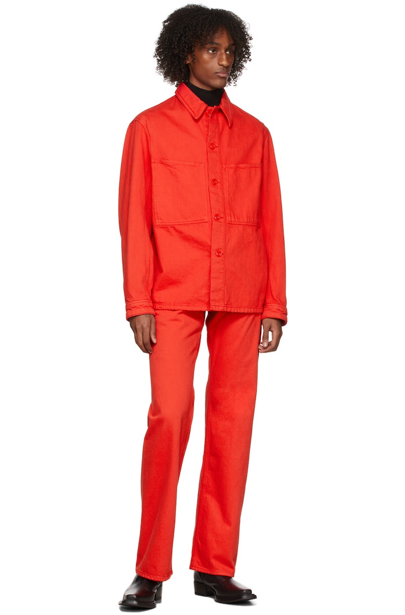 LEMAIRE デニムセーラーパンツ 46 レッド LEMAIRE-Red-Sailor-Jeans-