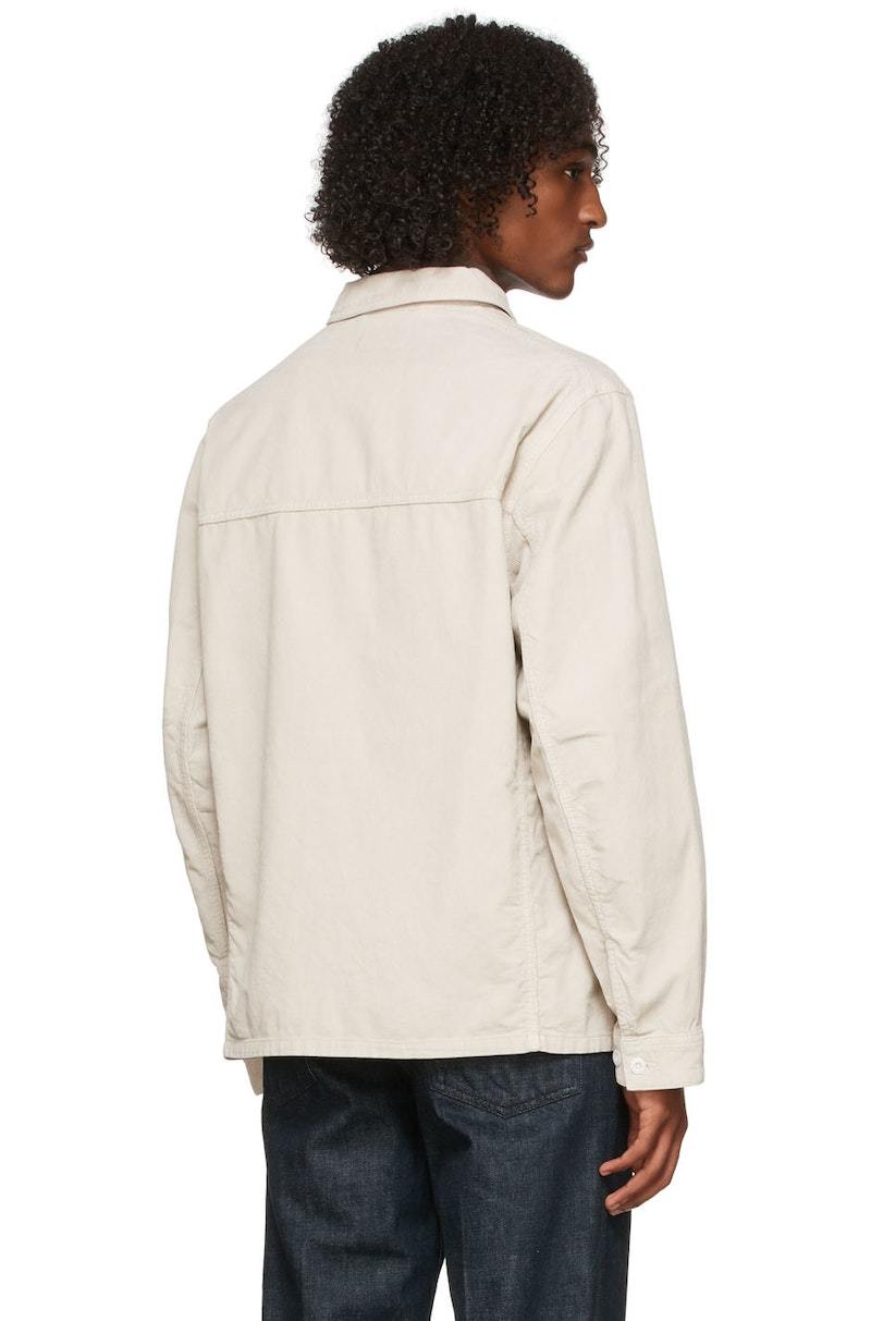 美品 LEMAIRE corduroy overshirt 48 L オフホワ 美品 LEMAIRE corduroy overshirt 48 L オフホワ - メルカリ