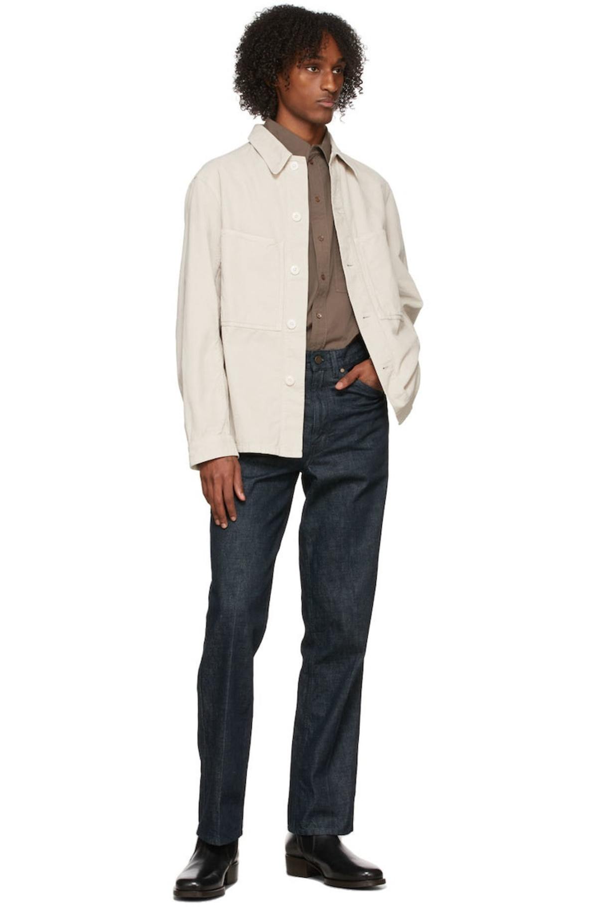 Lemaire Corduroy Over Shirt - Off White | Garmentory