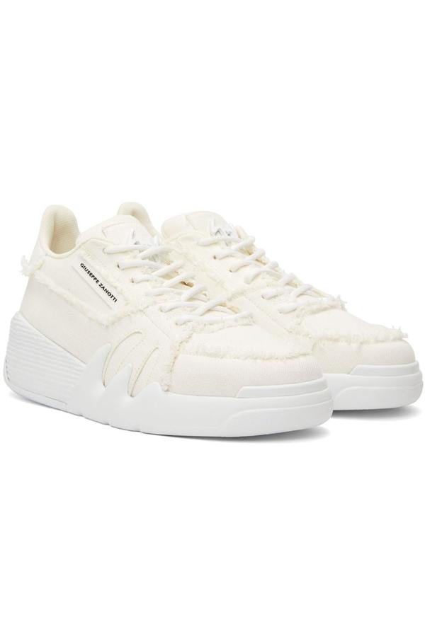 Sneakers Tennis Sans Talon Giuseppe Zanotti Talon Sneakers White