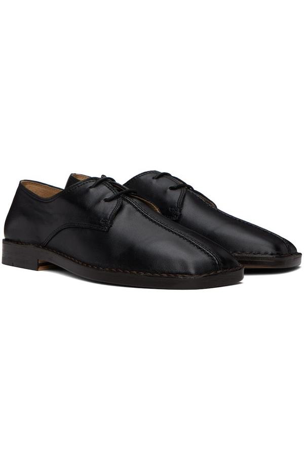 LEMAIRE Black Flat Laced Derbies | Garmentory