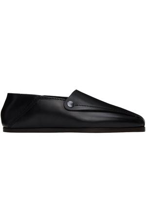 Lemaire Folded Mules - Black | Garmentory