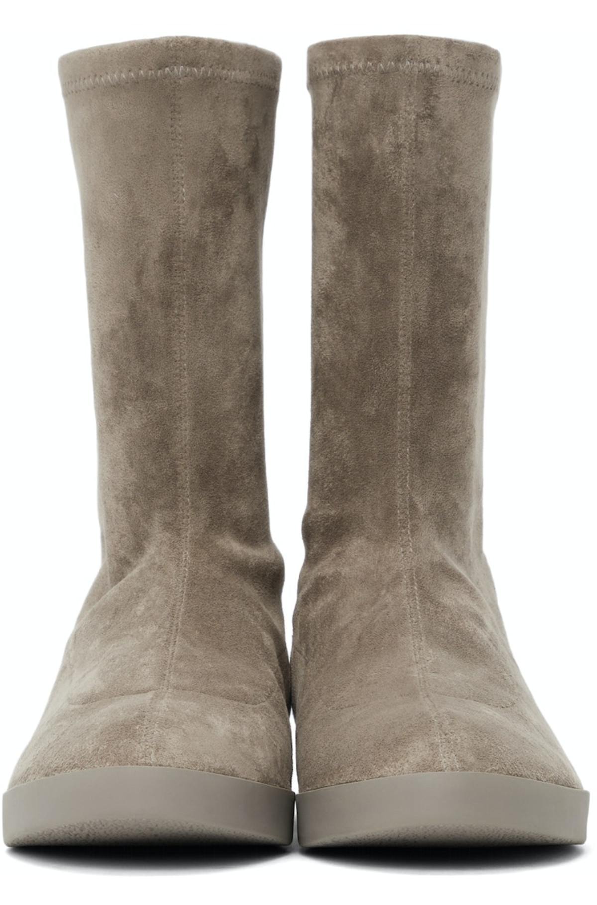 Issey Miyake United Nude Edition Skin Boots - Grey | Garmentory