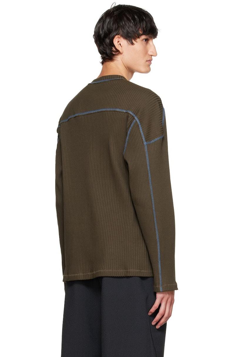 トップス affix AFFXWRKS Boxed Long Sleeve T-Shirt affxwrks boxed longsleeve (brown) | a.plus