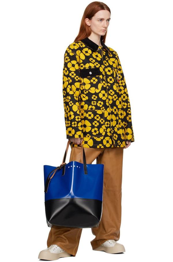 Marni Tribeca Tote - Blue/Black | Garmentory