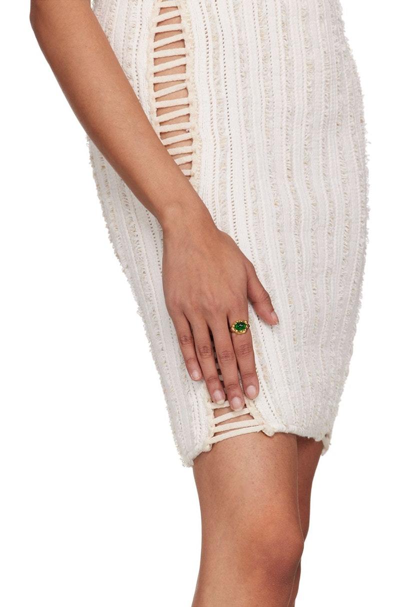Mondo Mondo Atrium Ring - Gold/Green | Garmentory