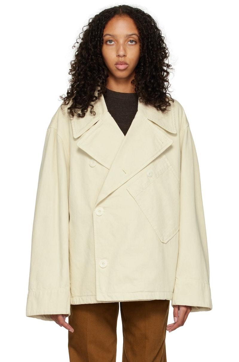 LEMAIRE Dispatch Denim Jacket - Off-White | Garmentory