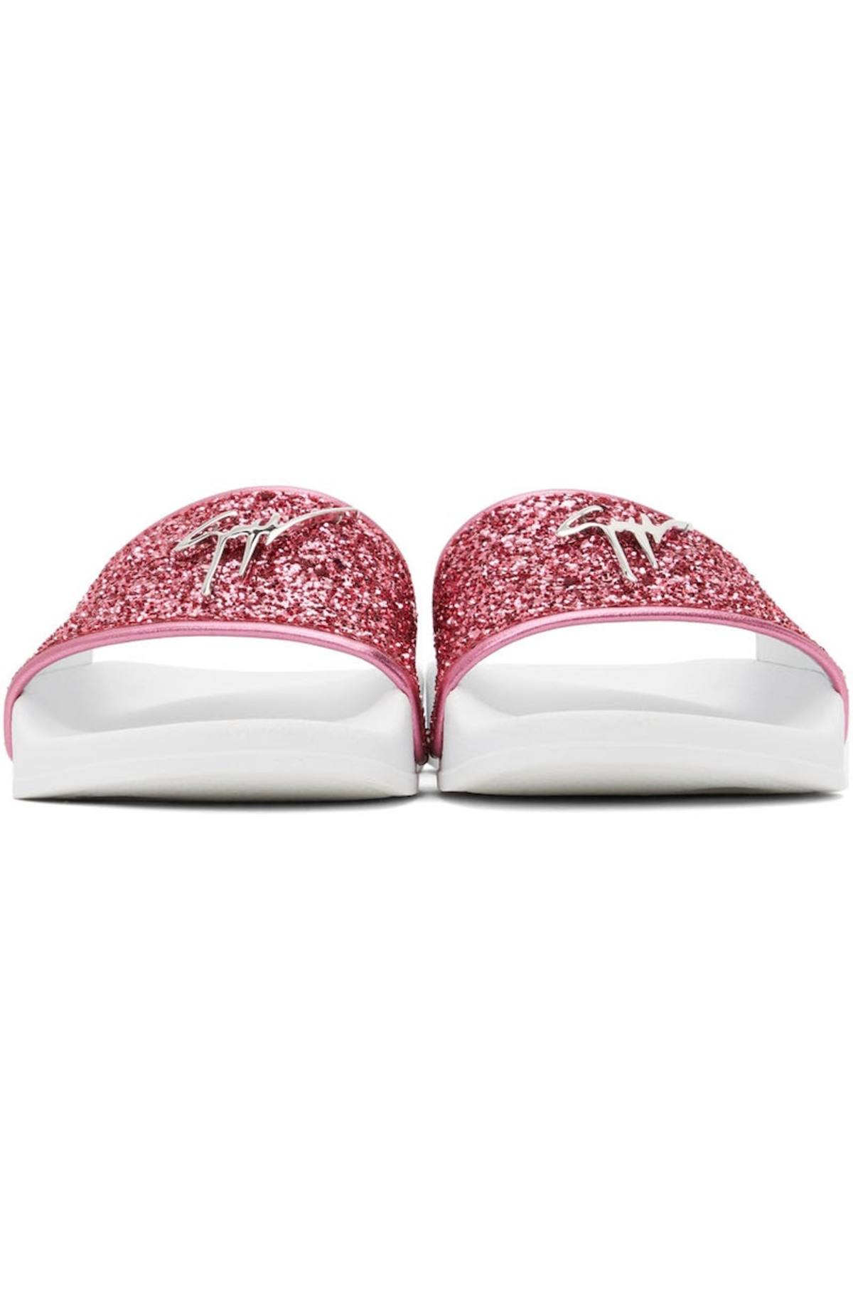【関税込み】Giuseppe Zanotti ピンク Laburela サンダル Giuseppe Zanotti New Laburela Pool Slides - Pink | Garmentory