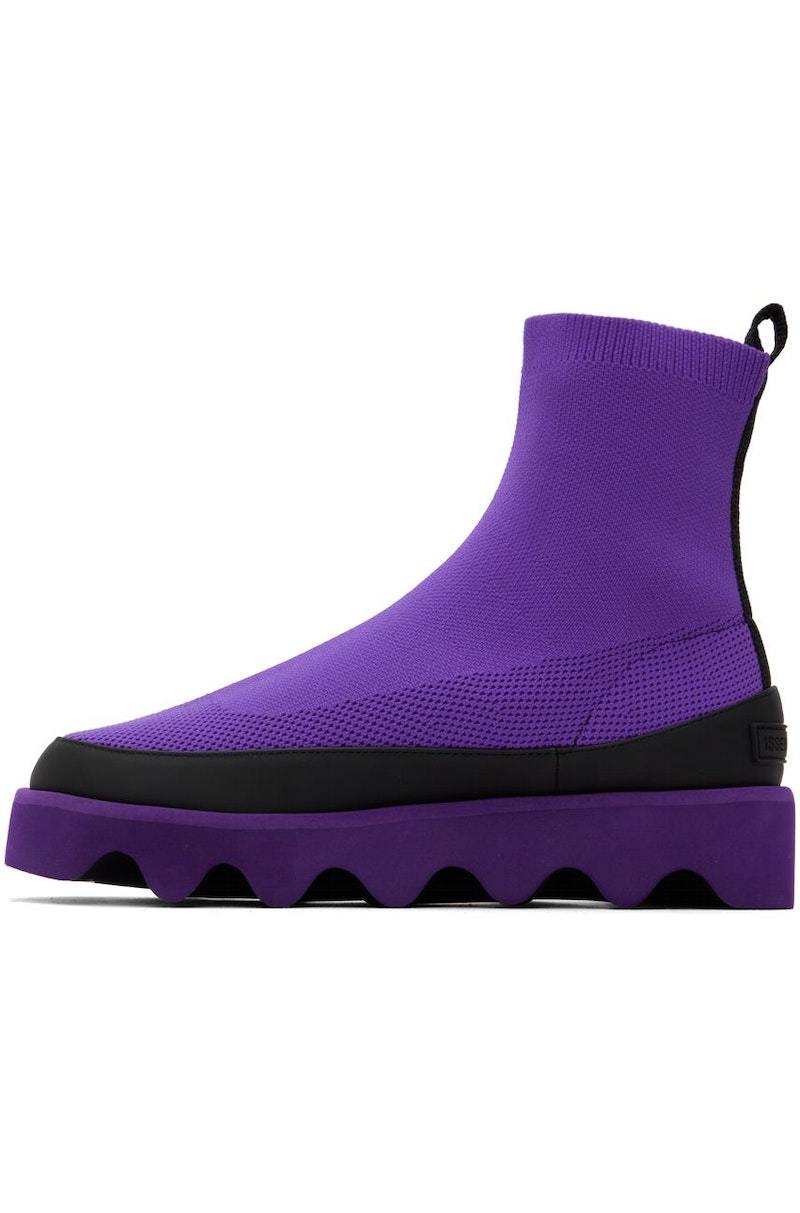 Issey Miyake United Nude Edition Bounce Fit-3 Boots - Purple