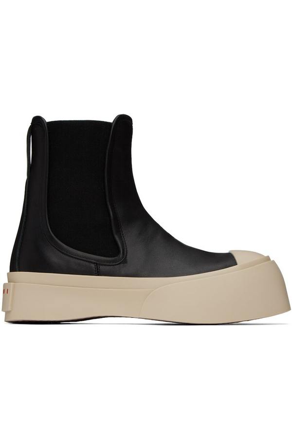 Marni Pablo Chelsea Boots - Black | Garmentory