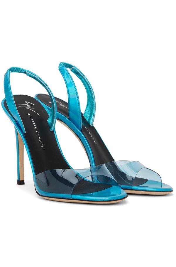サンダル・ミュール Giuseppe Zanotti Basic 105Mm Sandals Giuseppe Zanotti Basic Slingback 105mm Heeled Sandals - Blue