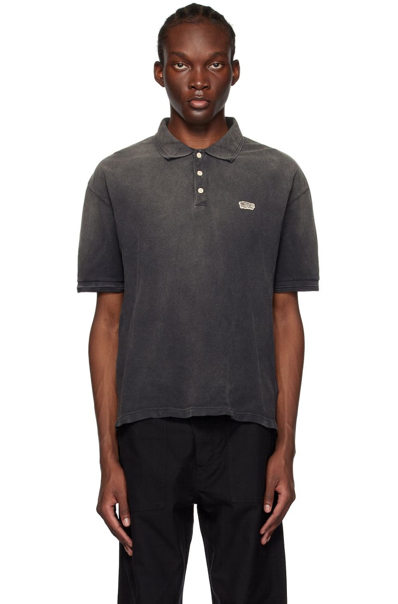 visvim-Black-Jumbo-Weller-Polo