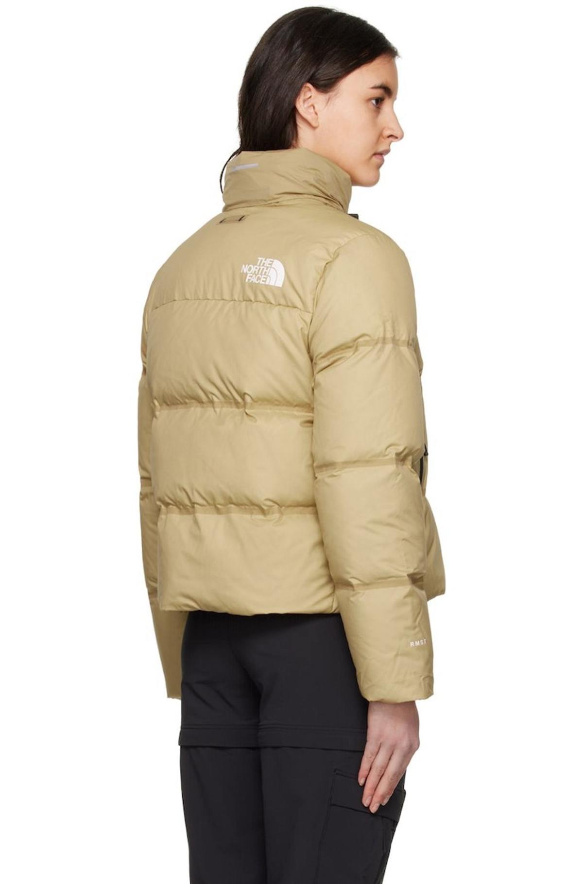 Womens Jacket Beige Down Eco Nuptse Jacket The North Face Beige - Main Image