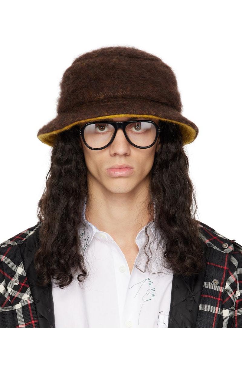 Marni Brushed Bucket Hat Brown Garmentory