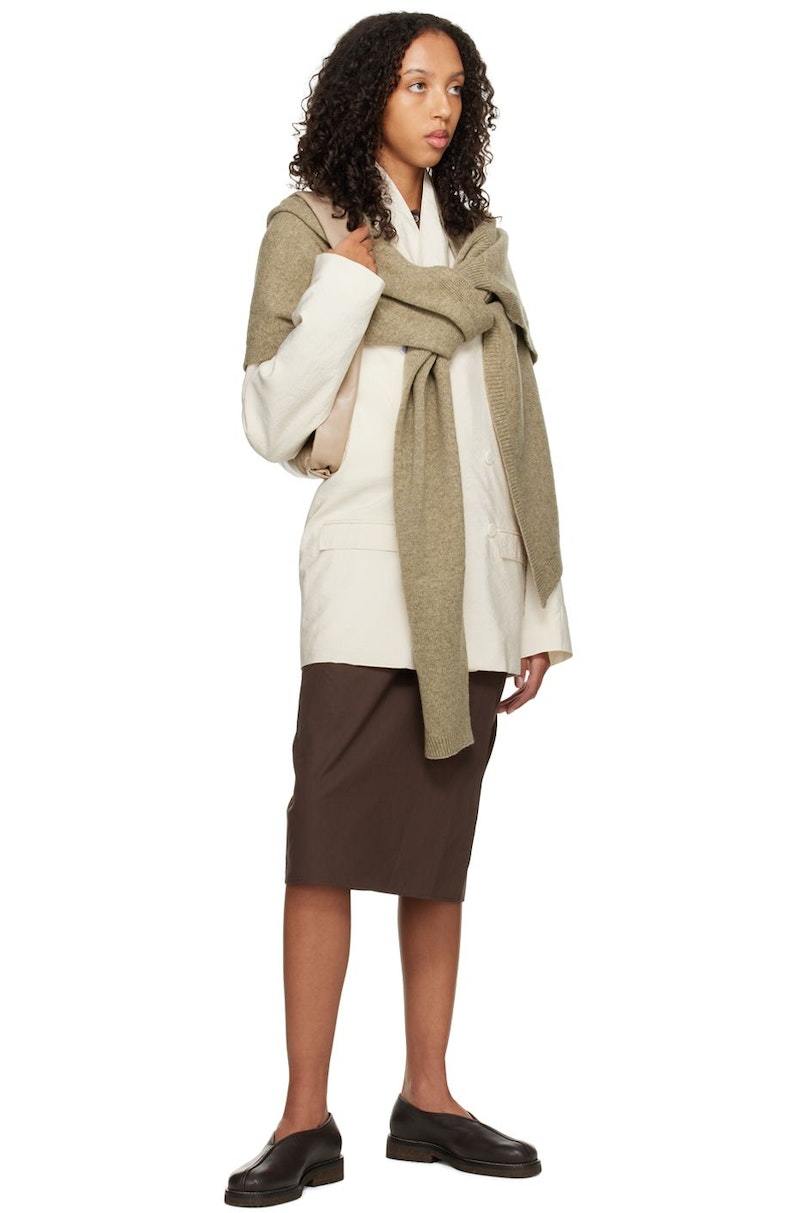 LEMAIRE Wrap Scarf - Green | Garmentory
