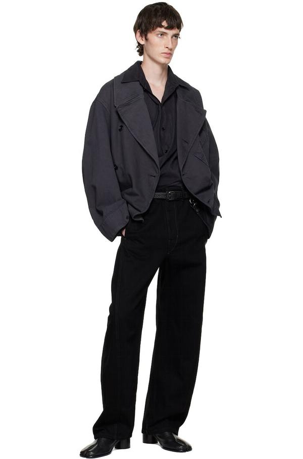 LEMAIRE Black Equestrian Belt | Garmentory