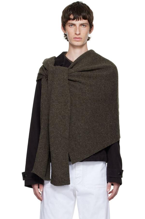 Lemaire Wrap Scarf - Gray | Garmentory