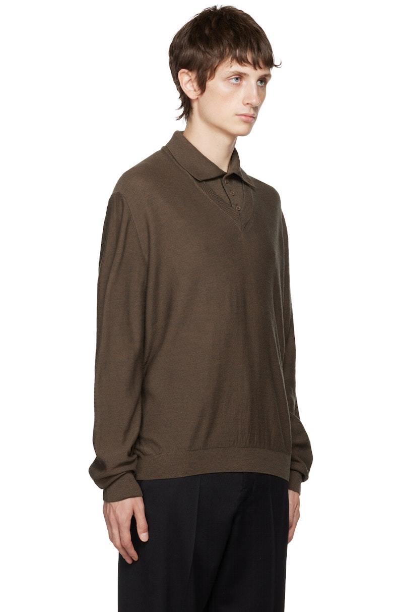 トップス LEMAIRE TROMPE L'IL POLO SHIRT Lemaire TROMPE L'OEIL POLO SHIRT | REVERSIBLE